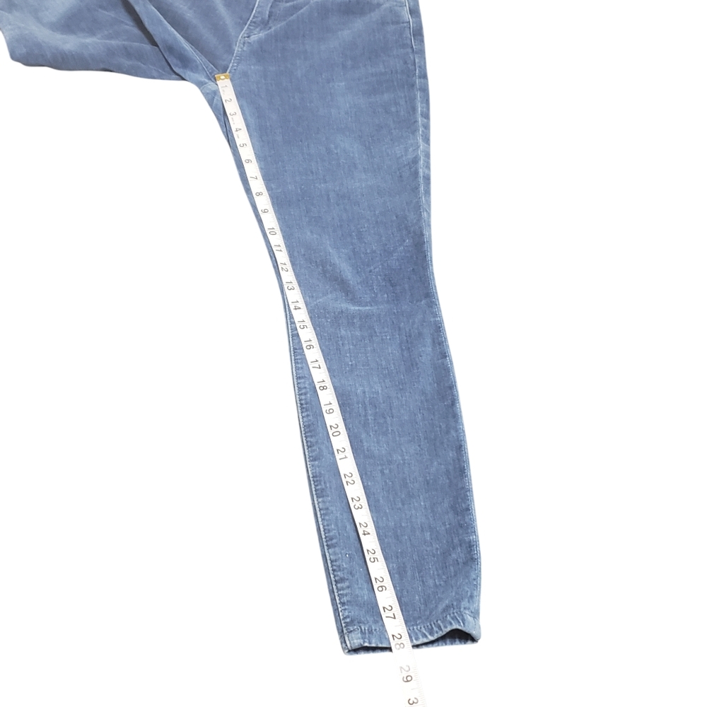 Joe's Jeans Charlie‎ Velvet High Rise Skinny Jeans Blue Sz 28 - Picture 10 of 13